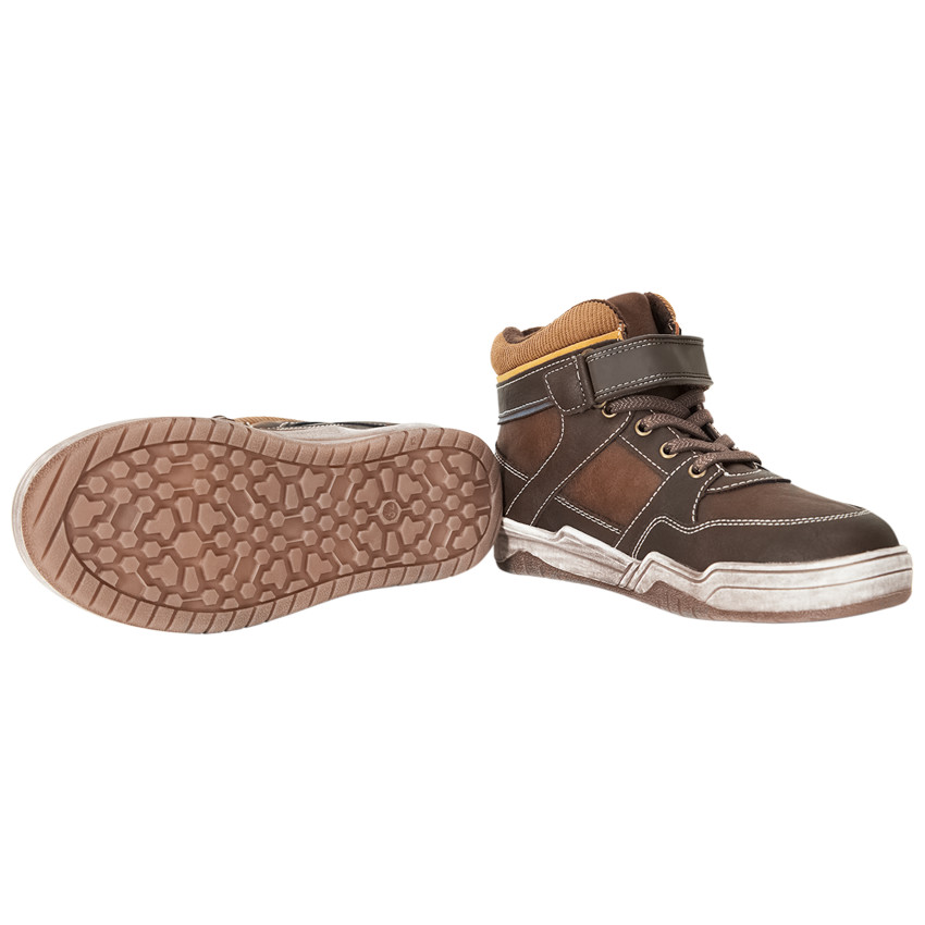 Bottines met velcro en elastieken voor jongens 