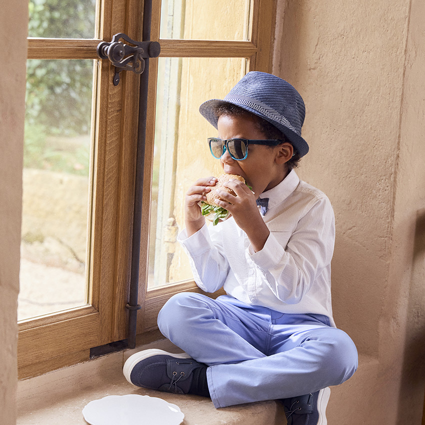 Chemise manches longues avec nœud papillon pour garçon  