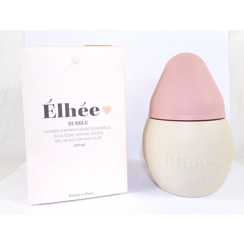 Tasse d'apprentissage silicone anti-fuite Sand Blush 240 ml 