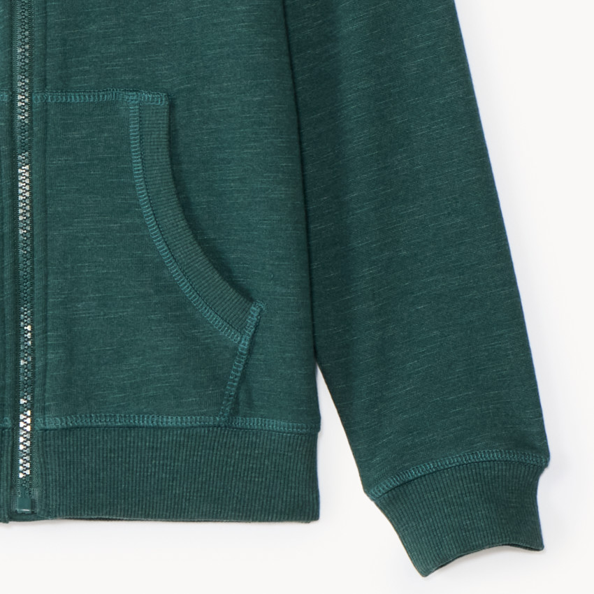 Gilet met rits en capuchon van fleece voor jongens 
