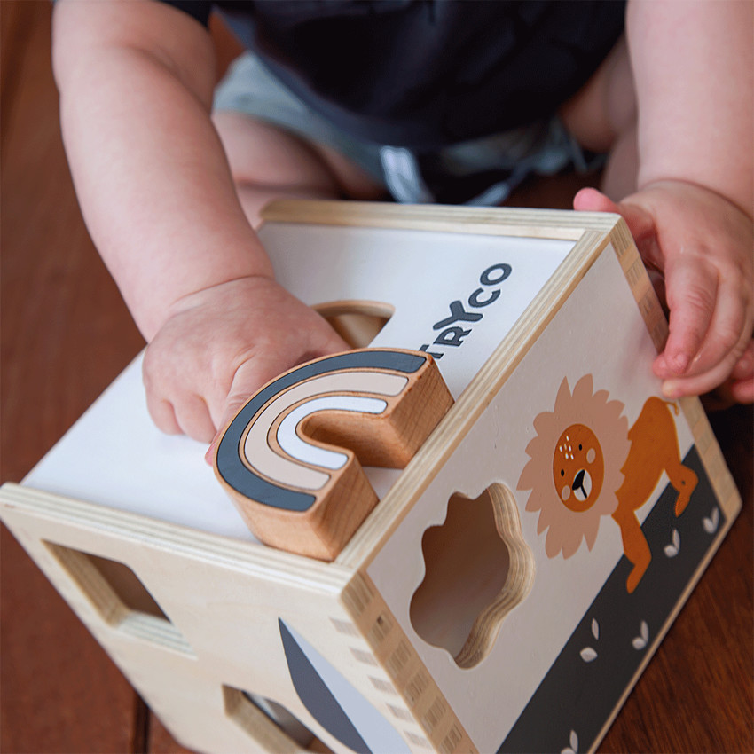 Cube d'activité en bois  