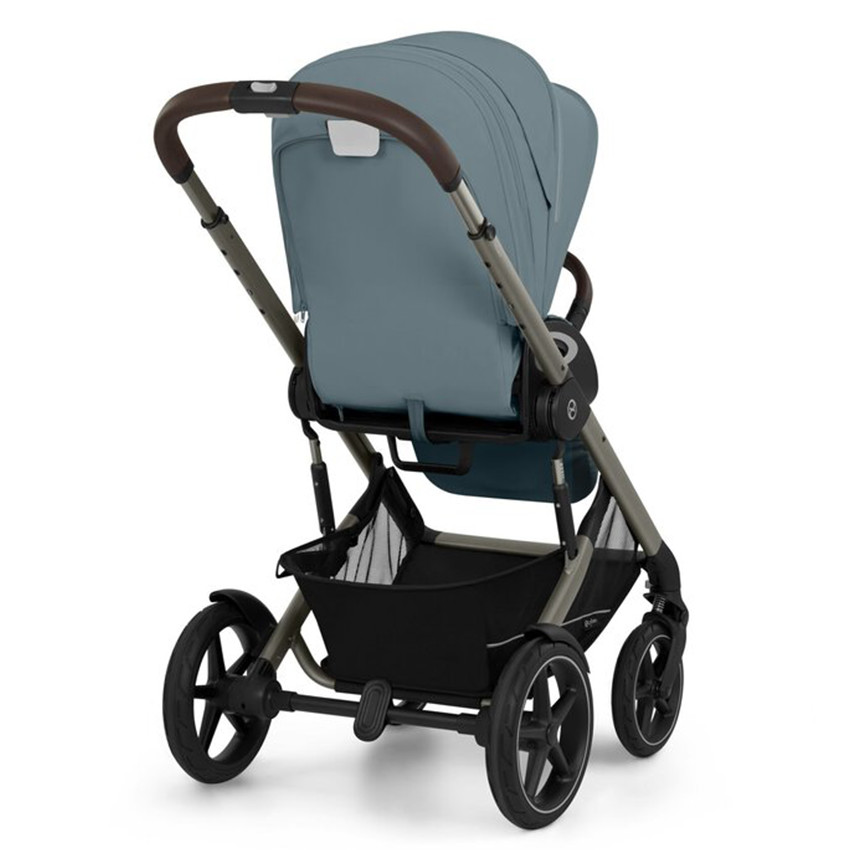 Poussette Talos S Lux Châssis Taupe - Stormy Blue 