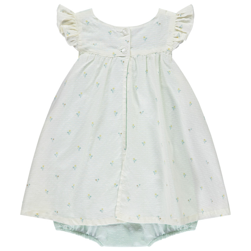 Korte jumpsuit met 2 in 1 fantasie voor baby meisje 