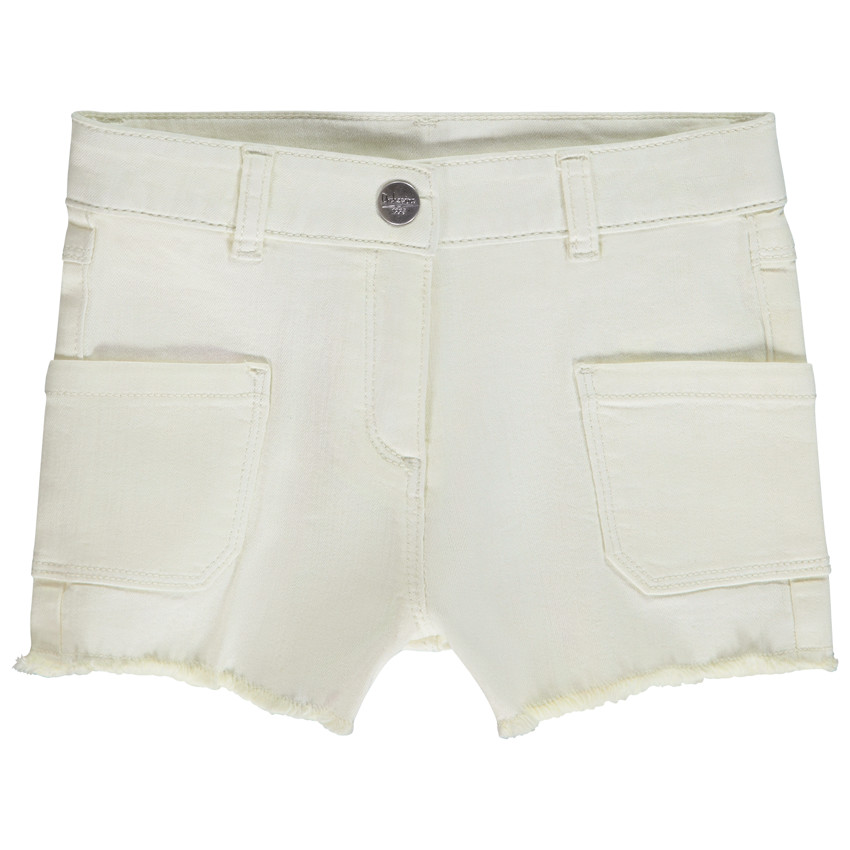 Short en jean à poches plaquées pour fille 