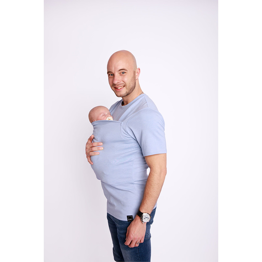 T-shirt Porte-bébé Homme Taille L Noir 
