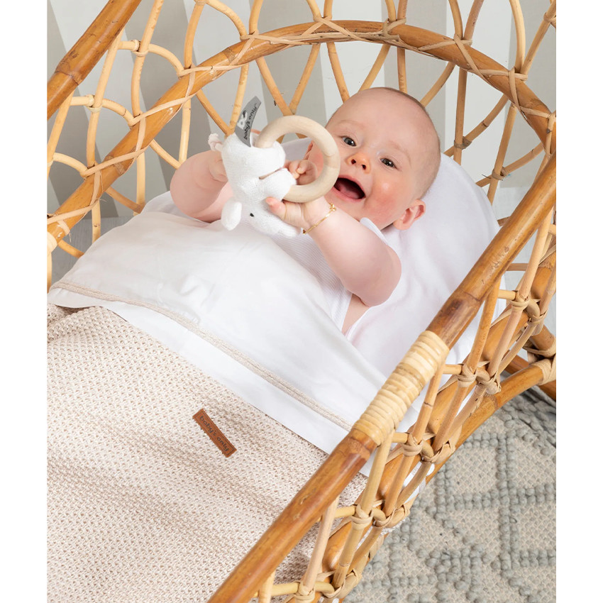 Deken wieg Soft Sparkle - Flavor Goud/ivoor 70x95 cm 