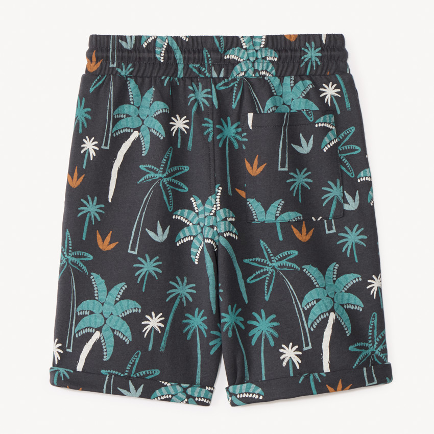 Lot de 2 bermudas en molleton fantaisie garçon 