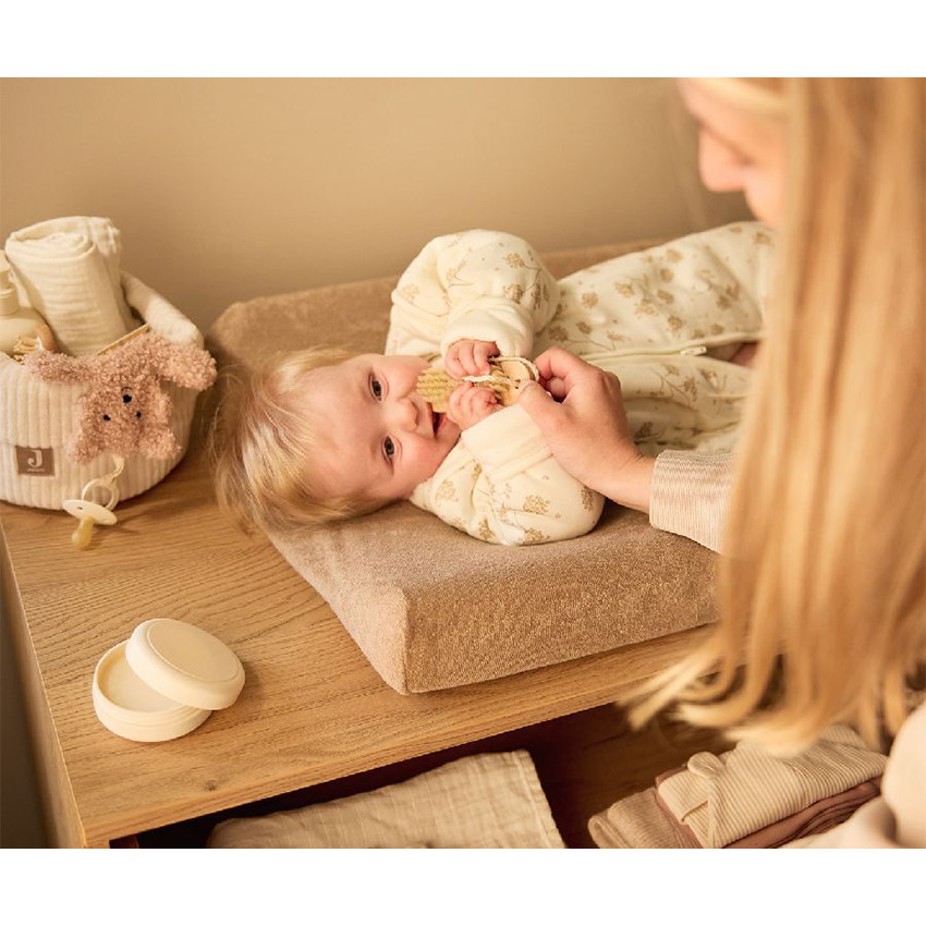 Panier de rangement Cloudy Rib 14x18cm Oatmeal 