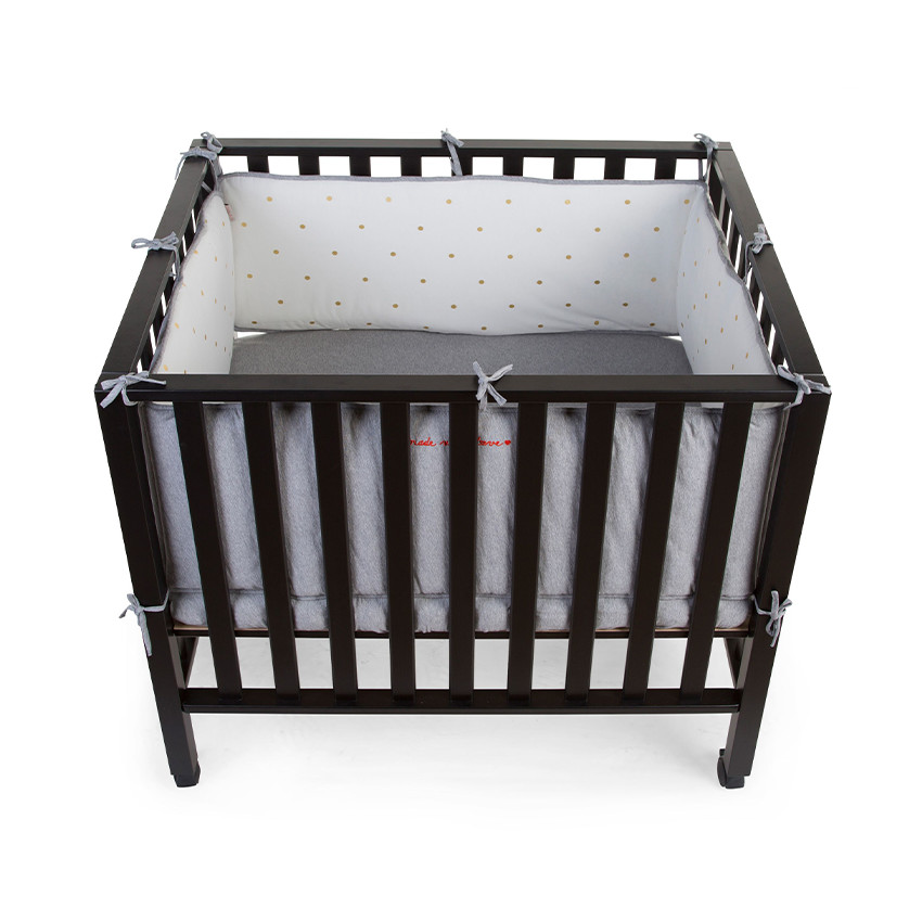 Tour de parc Jersey Gold Dots - 35x340 cm 