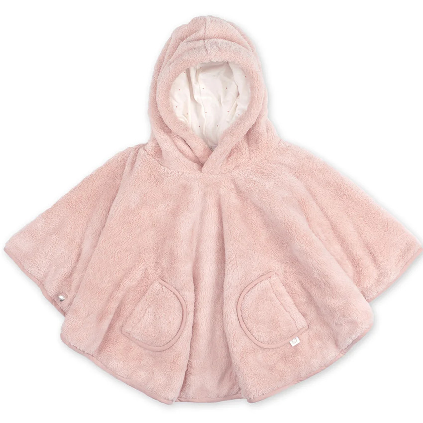 Poncho de Voyage Softy + Jersey Blush 9-36M 