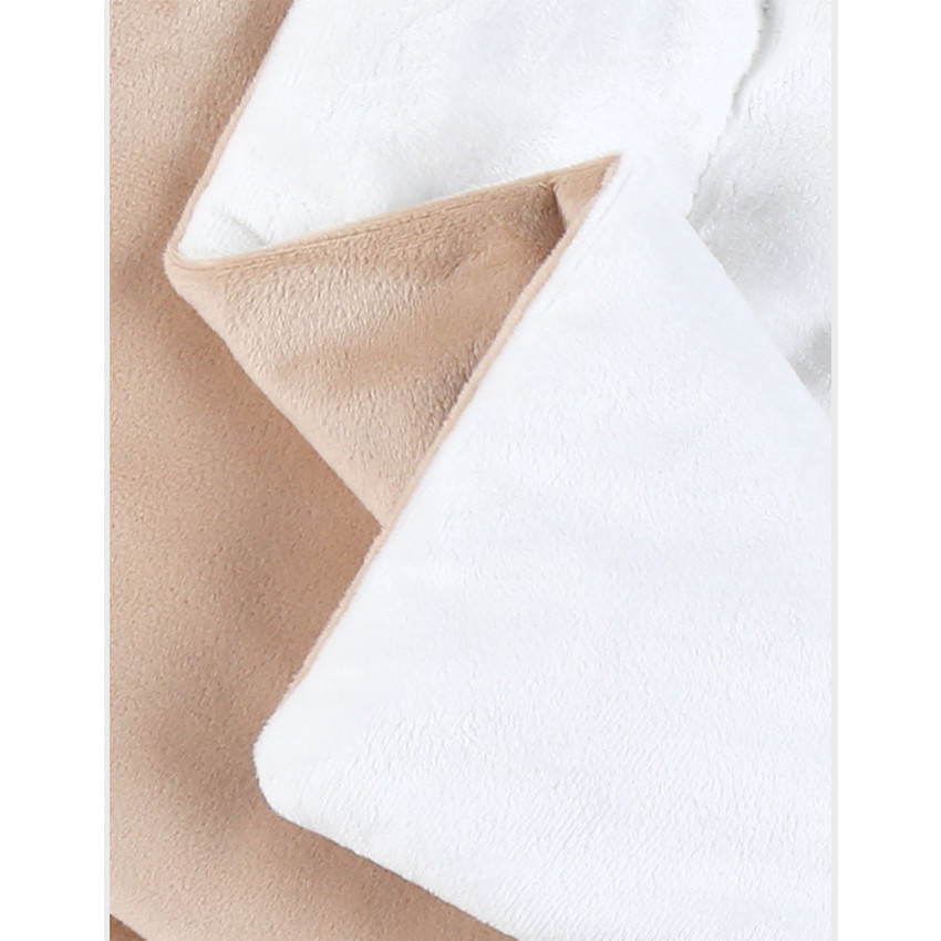 Couverture veloudoux 75x100cm Fluffy Orso Lily Ecru 