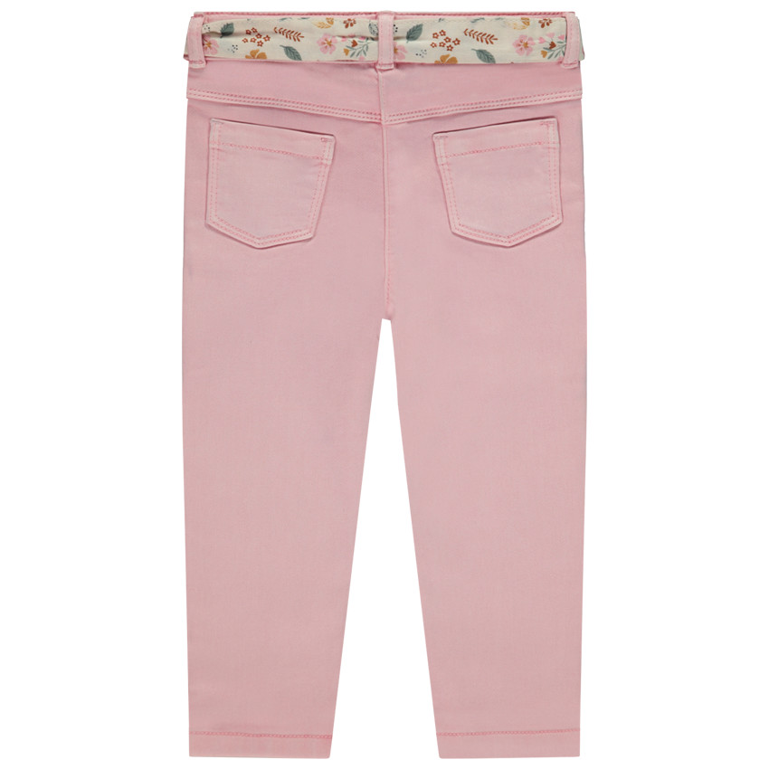 Jeans met sjaalceintuur voor meisjes 