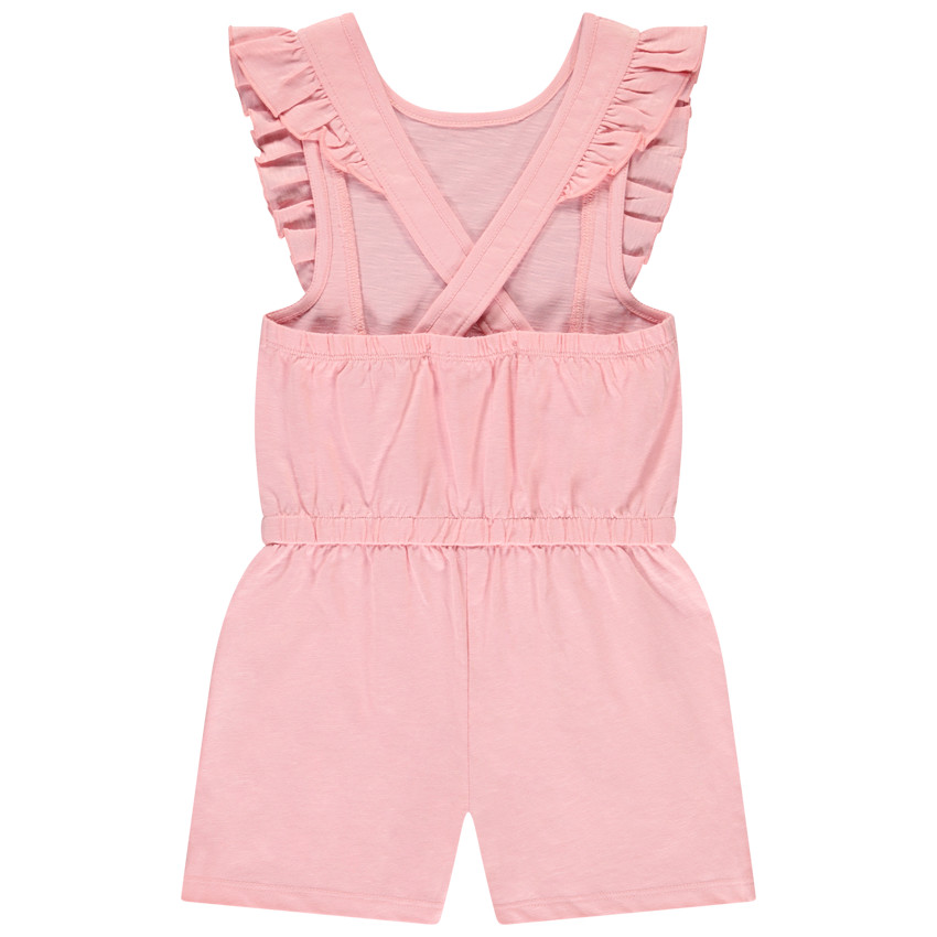 Mouwloze combi-short met volant voor meisjes 