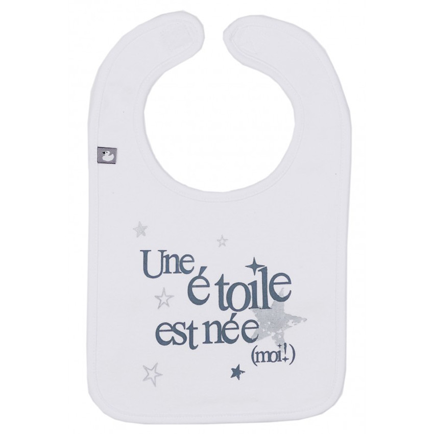 Bavoir "Une étoile est née (moi!)" 
