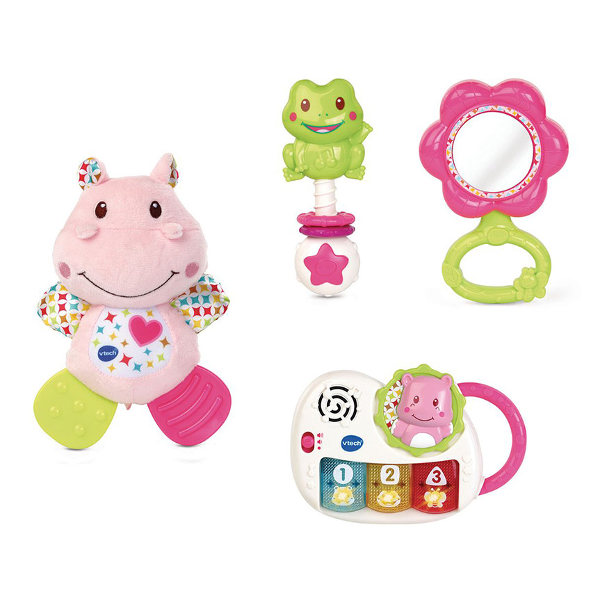 Coffret naissance - Eveil des sens - Rose 