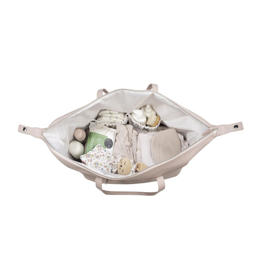 Sac à langer XL Icon Simili cuir Rose 