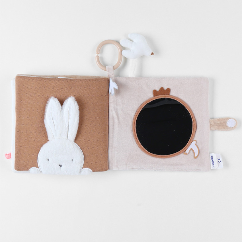 Livre d'éveil en tissus Bali, Moka & Snow 