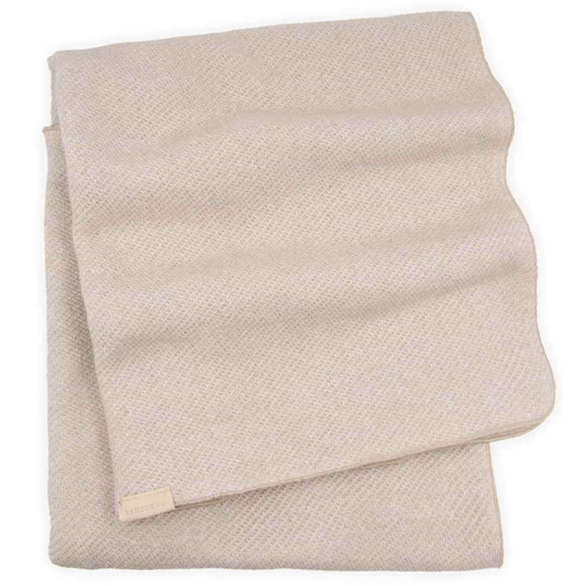 Deken brushed - Mélange sand - 80x80 cm 