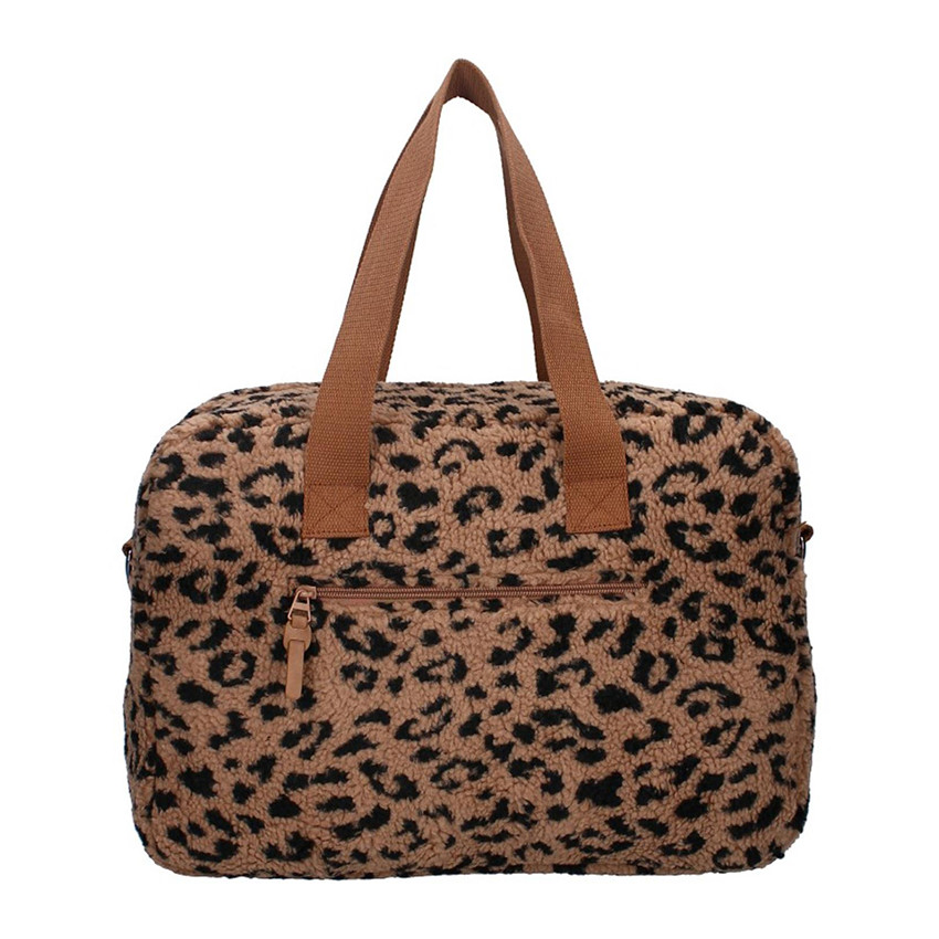 Sac à langer Sherpa Léopard Caramel 