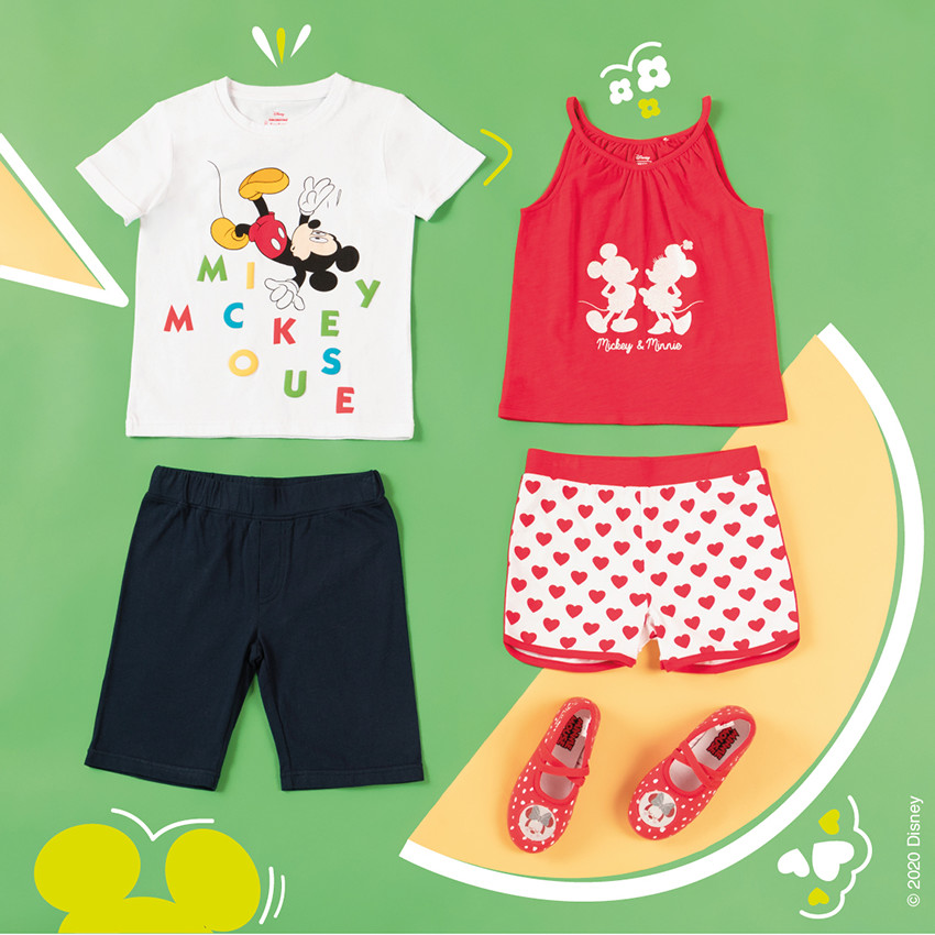 Pyjama in jersey met Mickey Disney-print 
