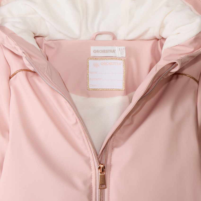 Parka met waterafstotende coating en sherpa voering voor meisjes 