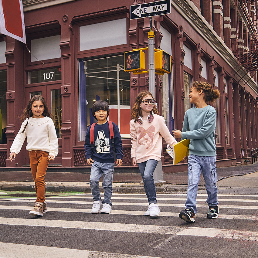 Sweatshirt met glinsterend fantasieprint voor meisjes 