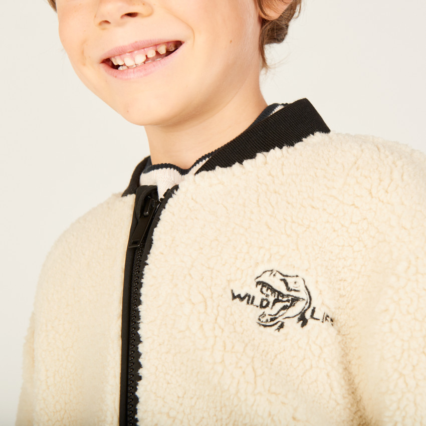 2-in-1 parka met sherpa vest voor jongens 