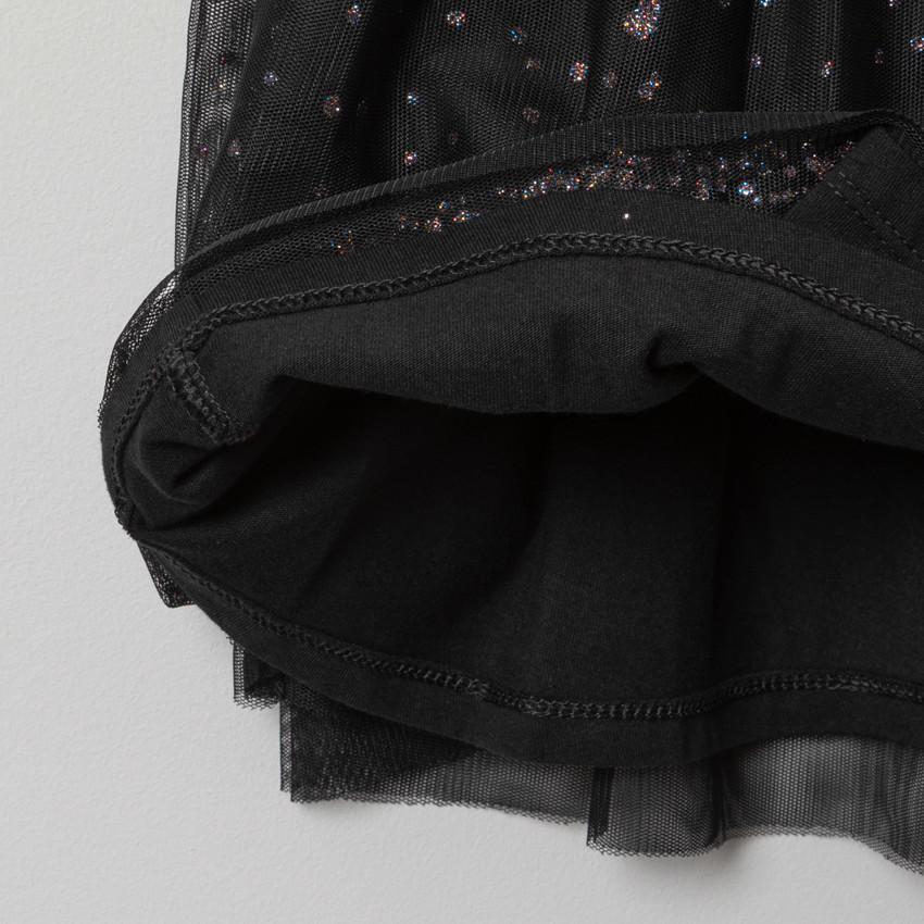 Robe de cérémonie sans manches pailletée  