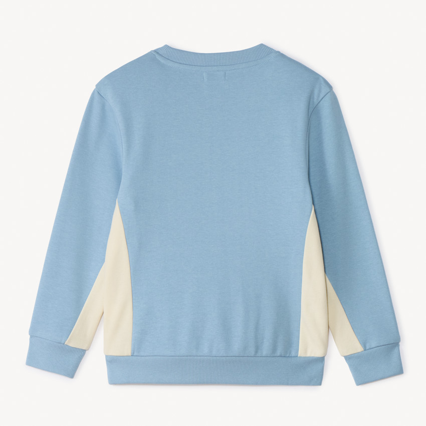 Jersey sweatshirt met inzetstukken voor jongens 