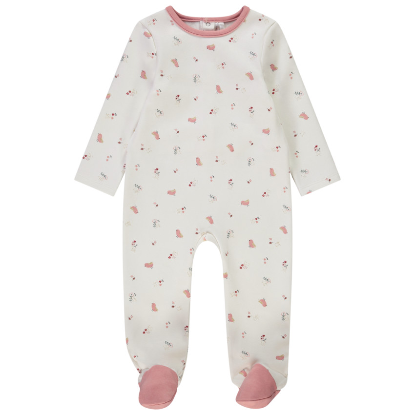 Pyjama met print voor meisjes met verschillende openingen afhankelijk van de leeftijd 