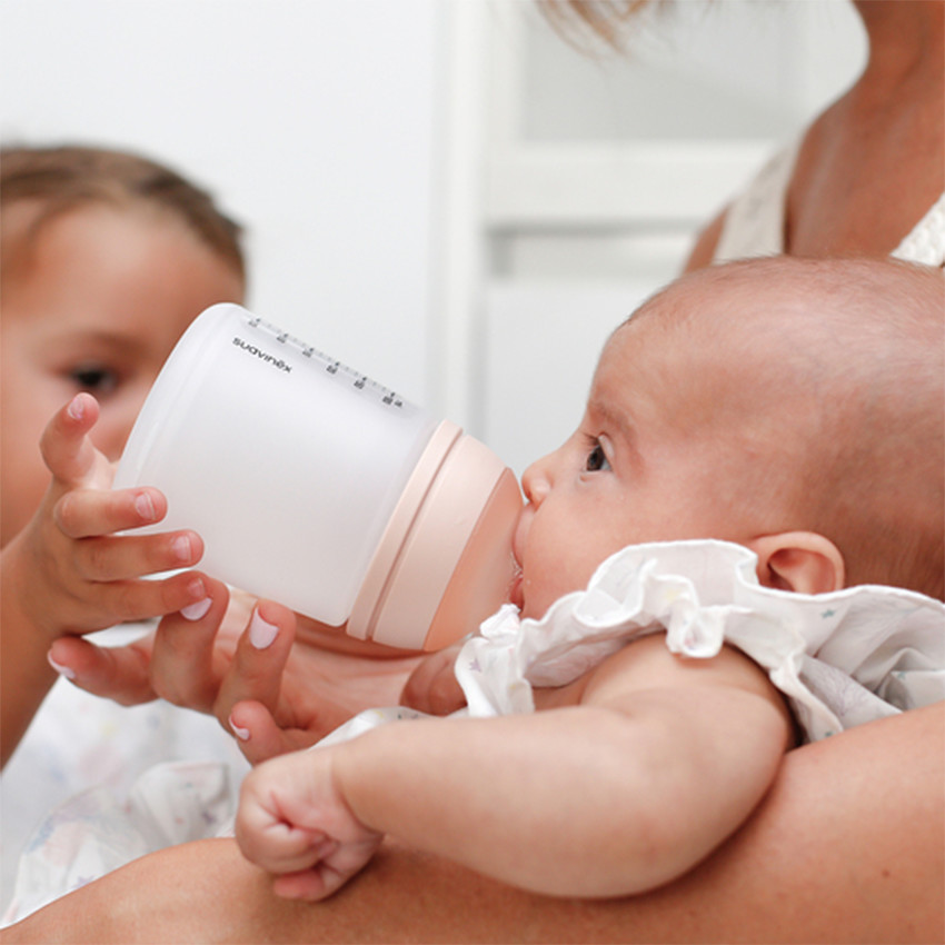 Set van 2 siliconen fopspeenen anti-koliek Zero.Zero snelstroom L fair 