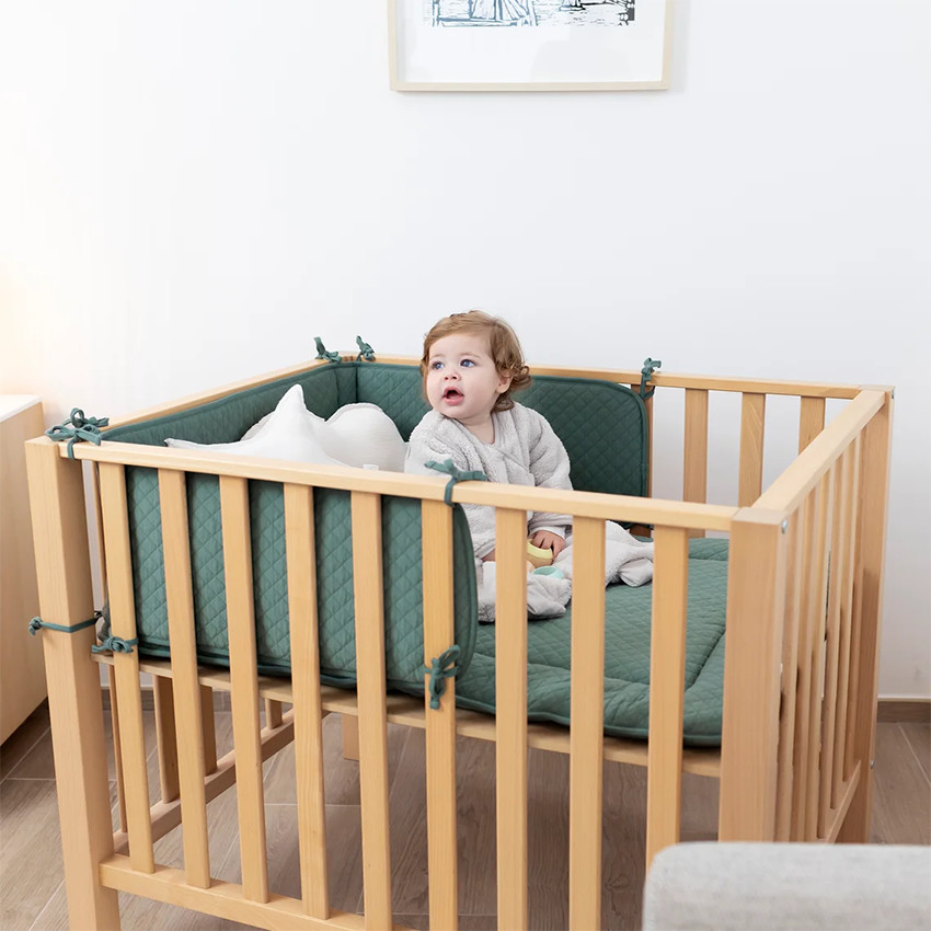 Tapis de Parc et Jeu Pady Quilted Green 75x95cm 