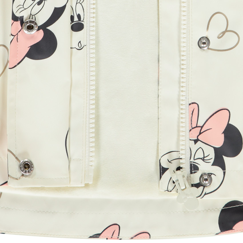 Parka gomme ludique imprimé Minnie Disney pour fille 