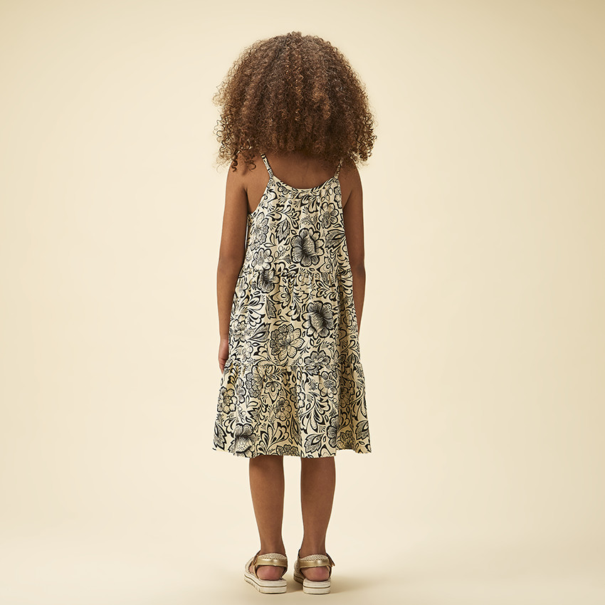 Zonder mouwen bloemenjurk voor meisjes 