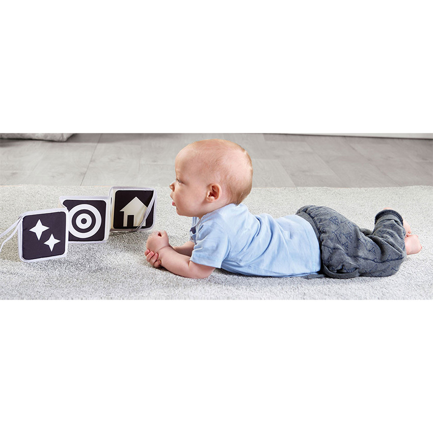 Speeltapijt Classic Gymini Black & White 