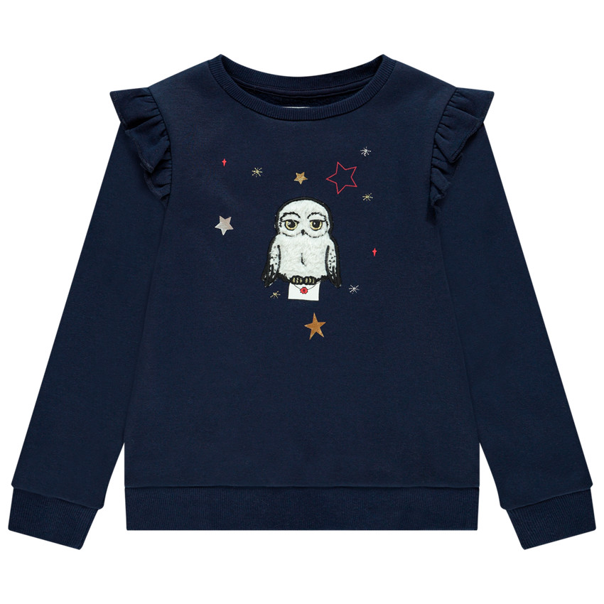 Sweat en molleton motif Hedwige Harry Potter pour enfant fille 
