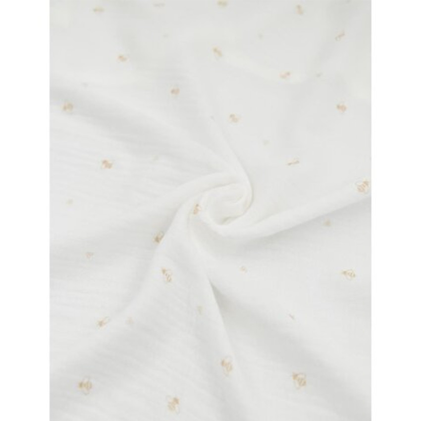 Lot de 3 langes en mousseline - Famr Buddies/Light Sand/Off White/Almond - 70x70 cm 