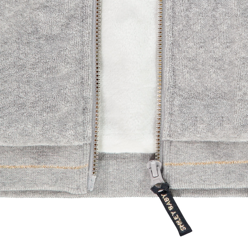 Gilet à capuche broderie Smiley Baby pour bébé fille 