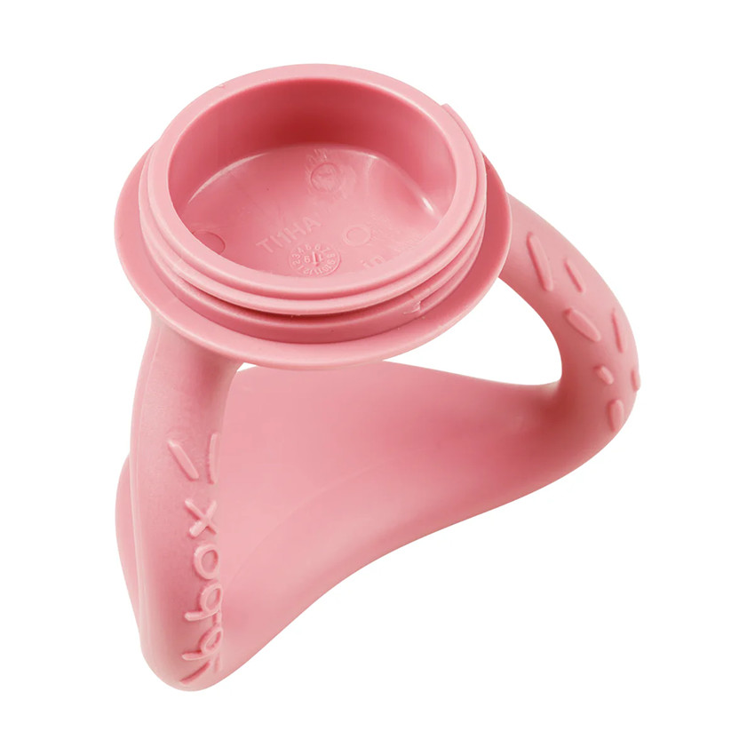 Anneau de dentition silicone refroidir et remplir 3m+ Rose 