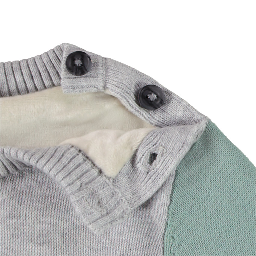 Pull Mickey Disney doublé velours pour bébé garçon 