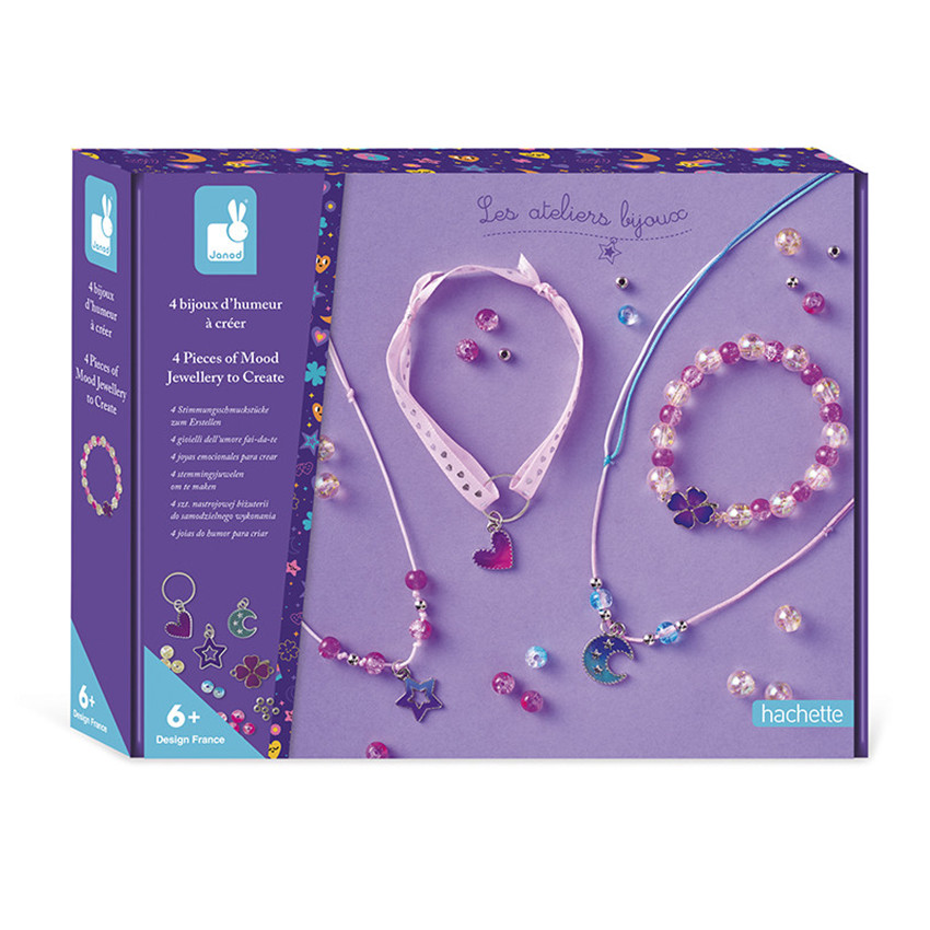 Kit de création de 4 bijoux d’humeur 