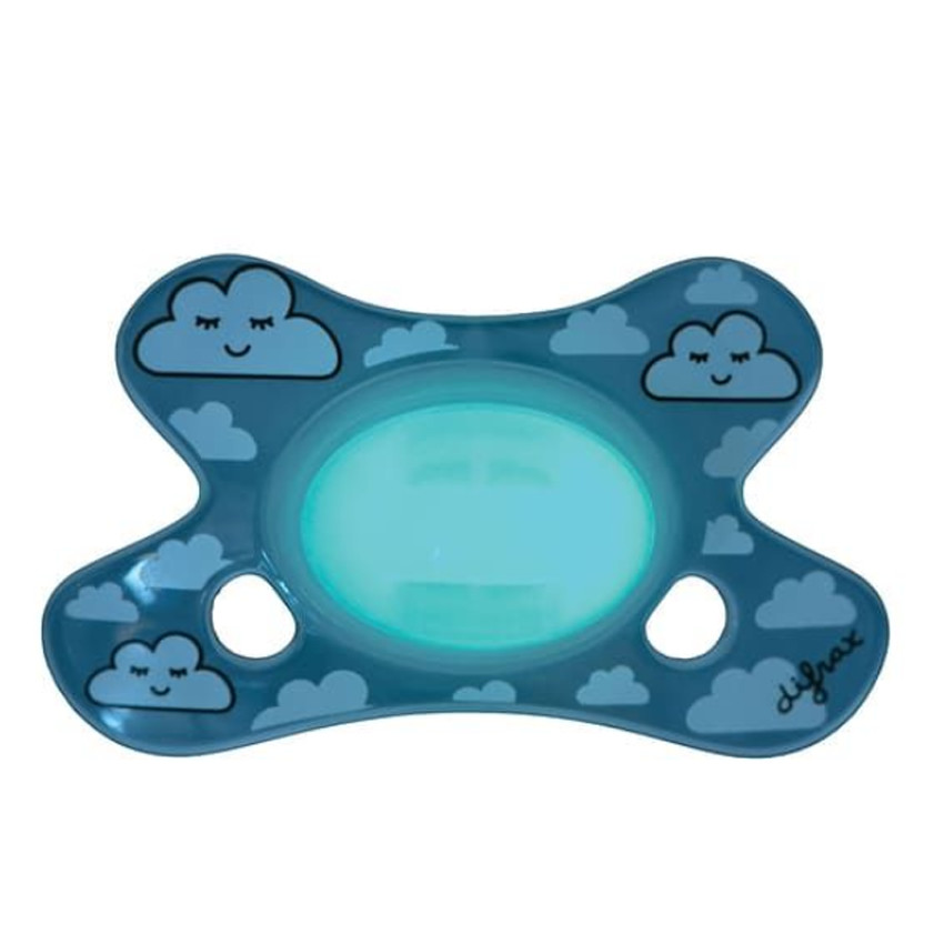 Fopspeen dental Night Glow in the Dark 0-6m - Blauw 