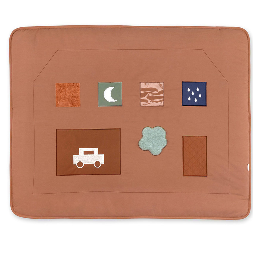 Tapis de Parc & Jeu Housse 75x95cm Pure Coton Moka 