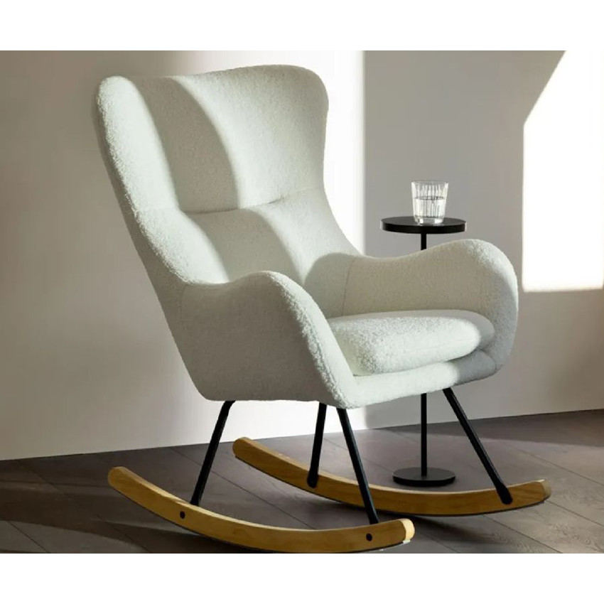 Fauteuil Rocking Basic Beige Sheep 