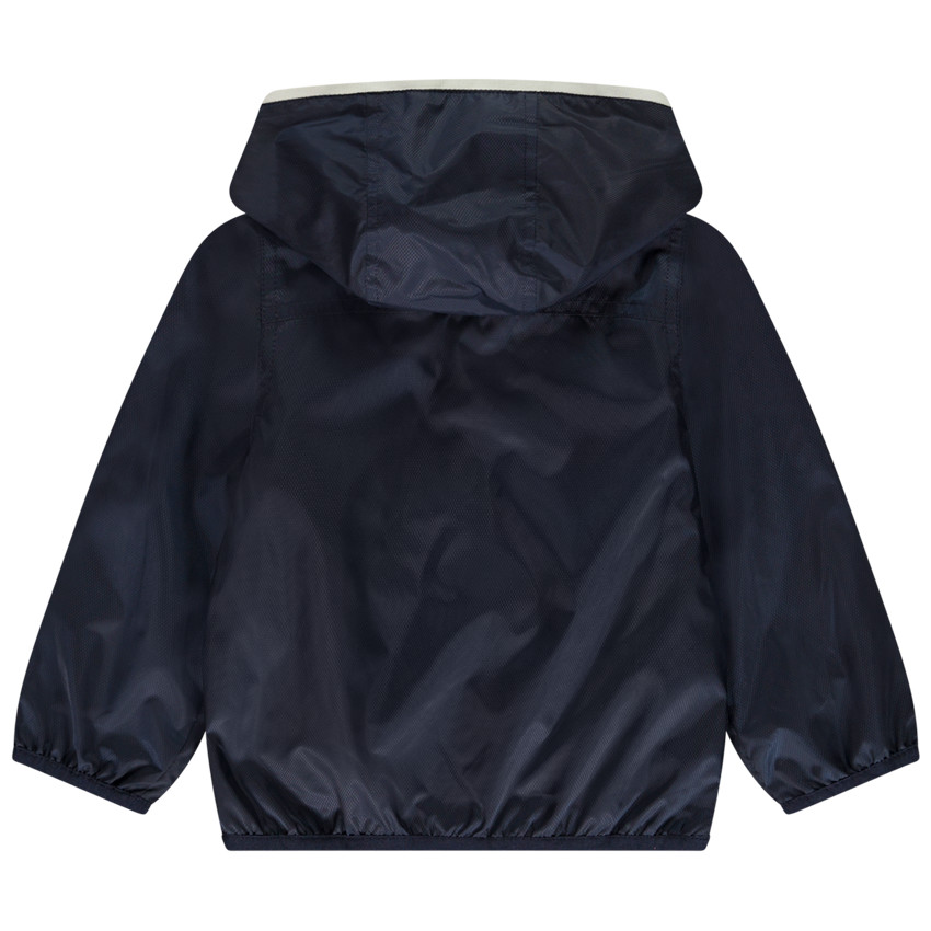 Windjack met 50% gerecycled polyester voor baby jongen 