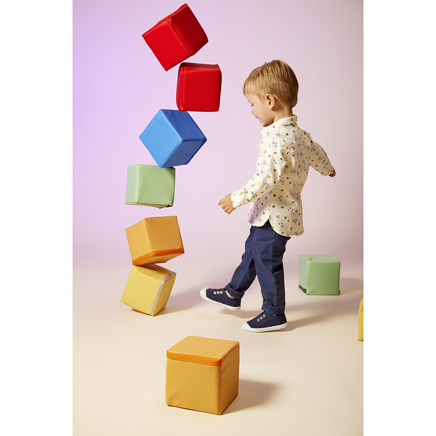 Pantalon chino en coton piqué uni pour bébé garçon 