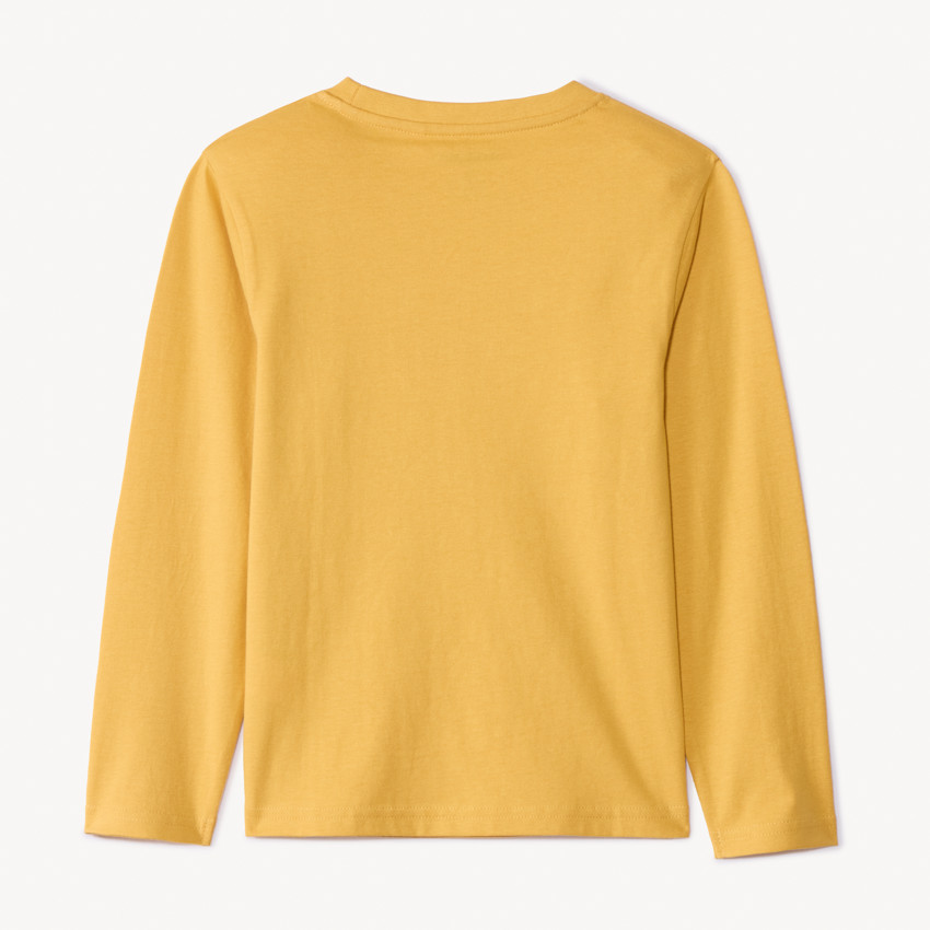 T-shirt manches longues à print ludique animal pour garçon 