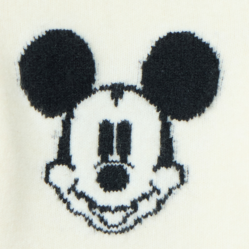 Gebreide jacquardtrui Mickey Disney voor babyjongens 