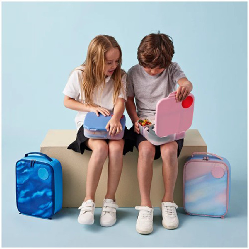 Lunchbox meerdere compartimenten Blauw 