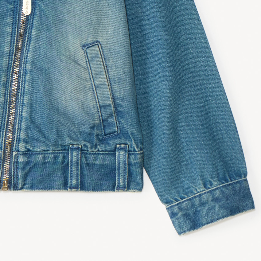 Veste en jean perfecto uni pour fille 